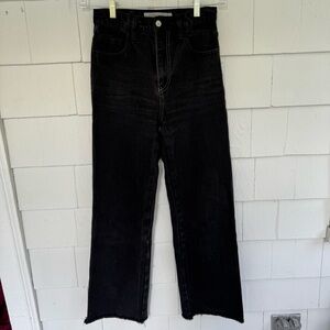 Viktoria & Woods Wide Leg Fleetwood Jean Black size 4
